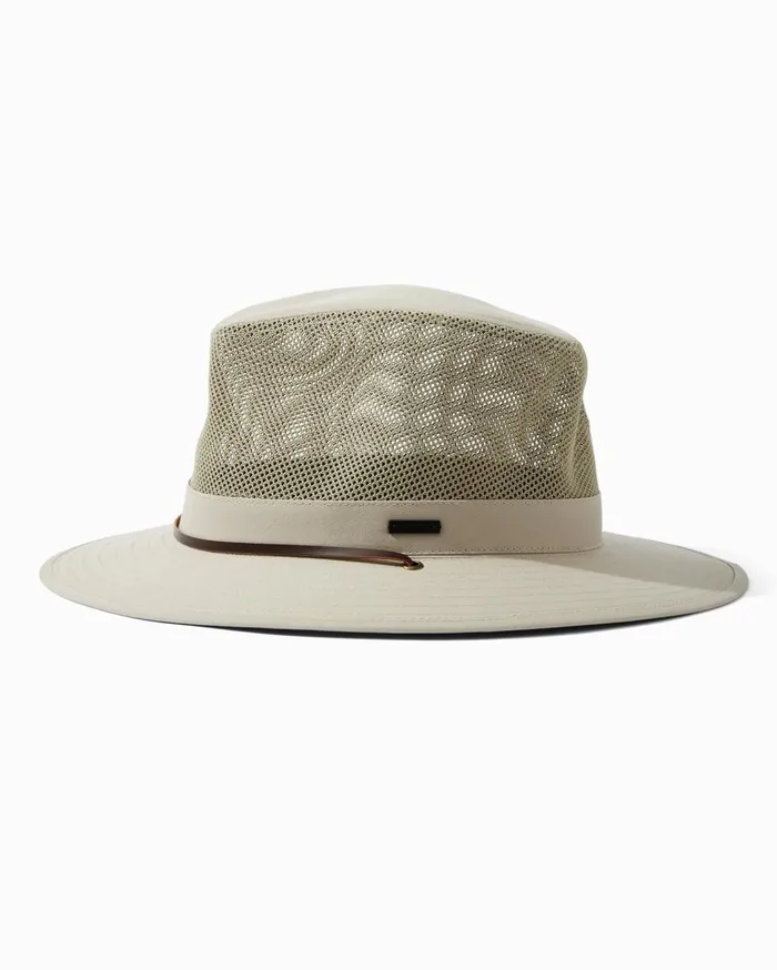 Tommy Bahama Manassa Drover Hat Stone MenBig and Tall Hats and Caps
