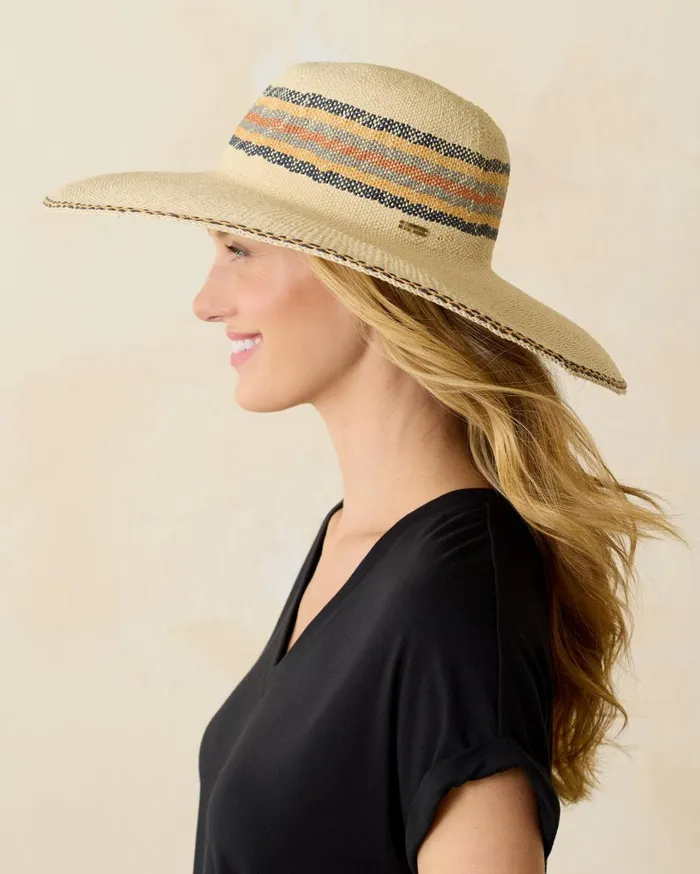 Tommy Bahama Melissa Lux Fringe Raffia Hat Naturalwhitesilver Women Hats and Caps Tommy Bahama Melissa Lux Fringe Raffia Hat Naturalwhitesilver Women Hats and Caps