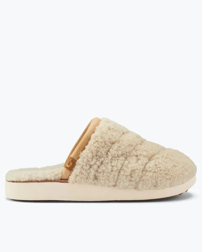 Tommy Bahama OluKai Pp Mua Fuzzy Slippers Tapa Women Shoes and Sandals