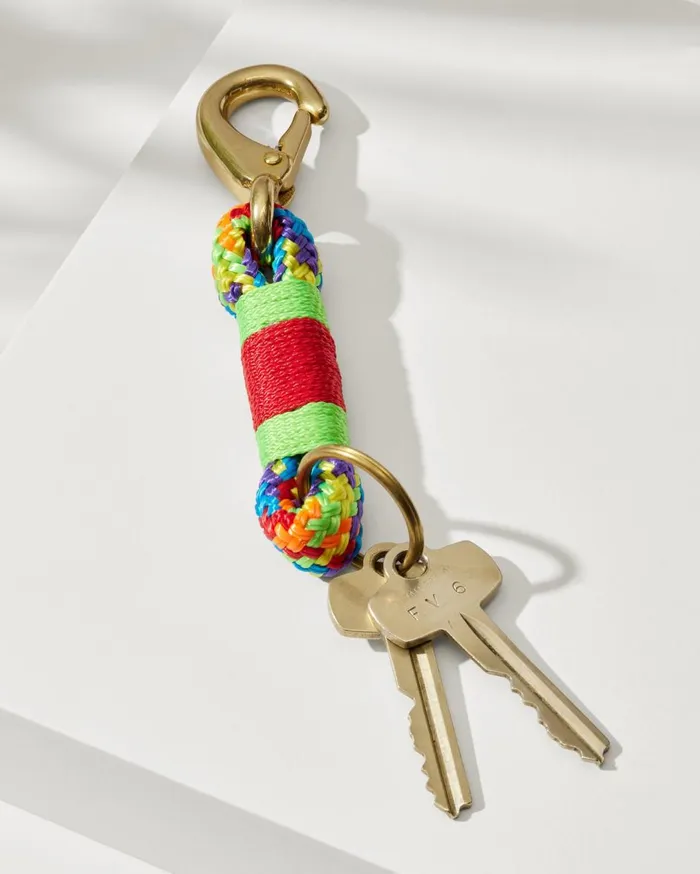Tommy Bahama Rope Key Chain Green Beach and Home Outdoor Accessories