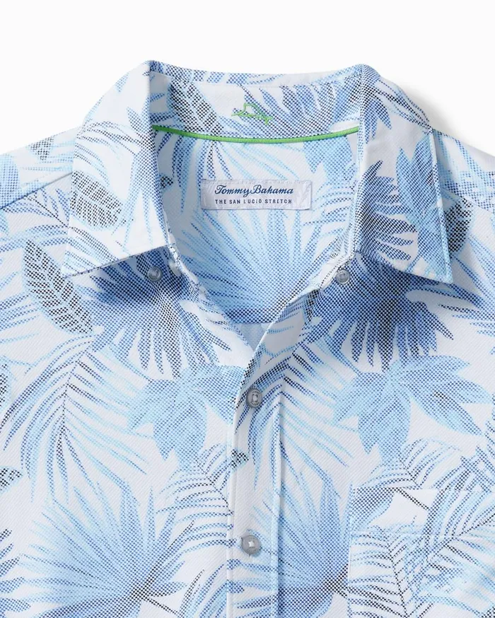 Tommy Bahama San Lucio Falling Fronds Knit Stretch Shirt Kingdom Blue Men Shirts Tommy Bahama San Lucio Falling Fronds Knit Stretch Shirt Kingdom Blue Men Shirts