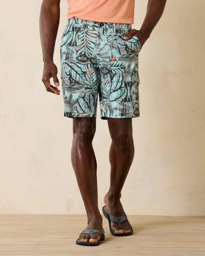 Tommy Bahama Shoreline Stripe Terry 8Inch Shorts Coconut Men Shorts