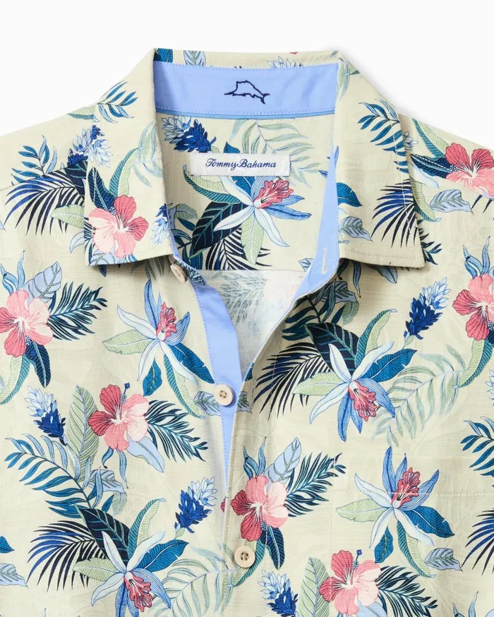 Tommy Bahama Summer Blooms Silk Camp Shirt French Clay Men Shirts Tommy Bahama Summer Blooms Silk Camp Shirt French Clay Men Shirts
