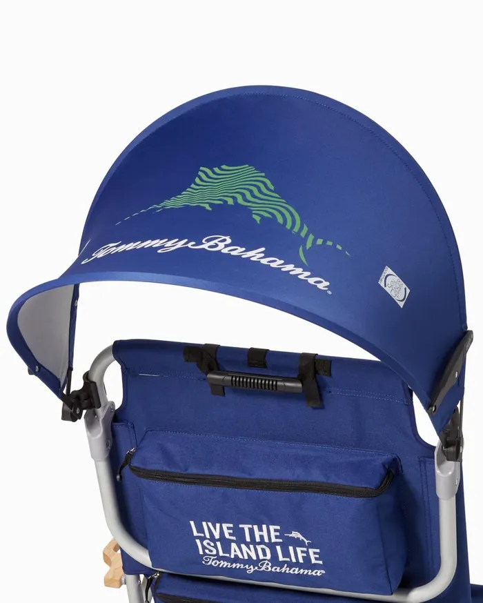 Tommy Bahama Wavy Marlin Kids039 Canopy Navy Beach and Home Umbrellas