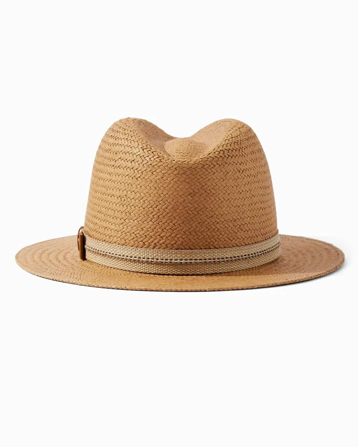 Tommy Bahama Yamba Surf Straw Hat Khaki MenBig and Tall Hats and Caps