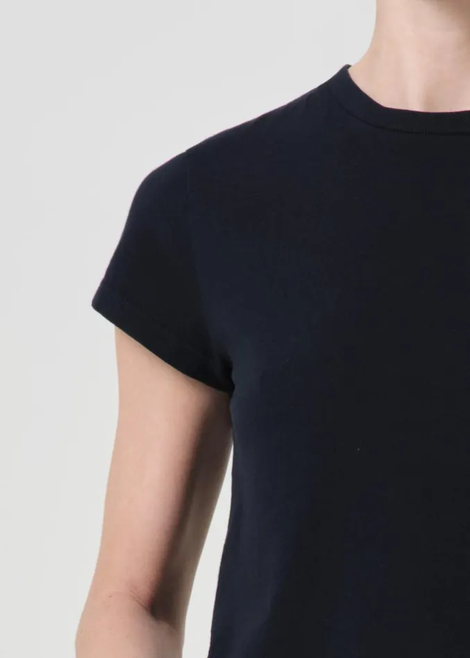 Tops and Bodysuits Women Agolde Adine Shrunken Tee In Storm