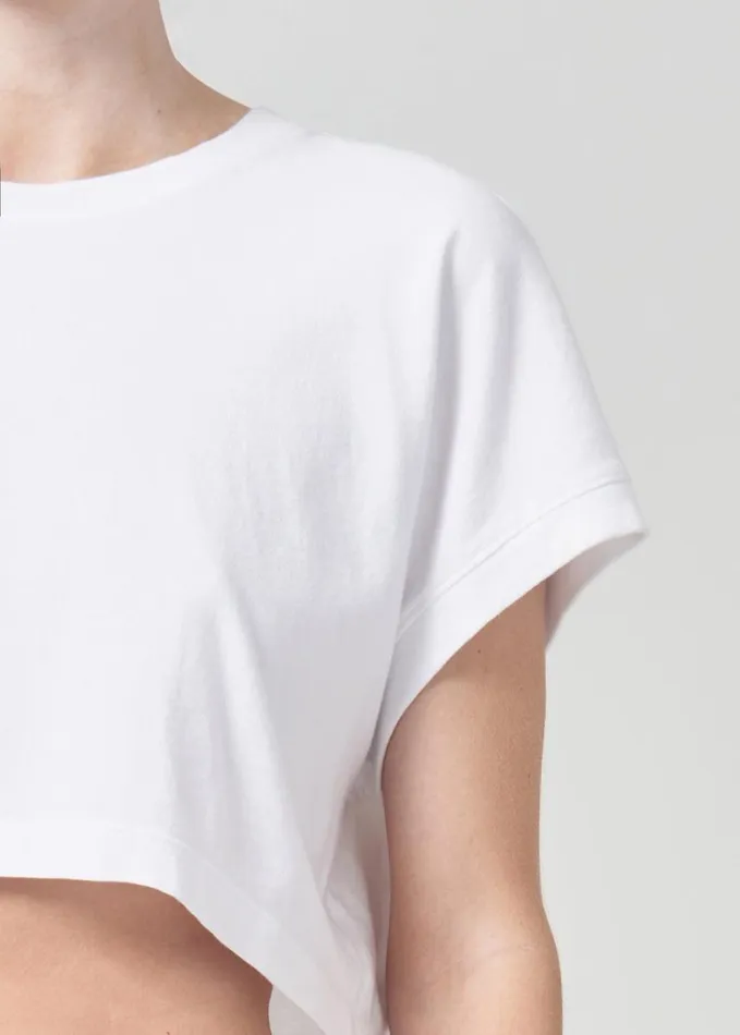 Tops and Bodysuits Women Agolde Aiden Tee In White