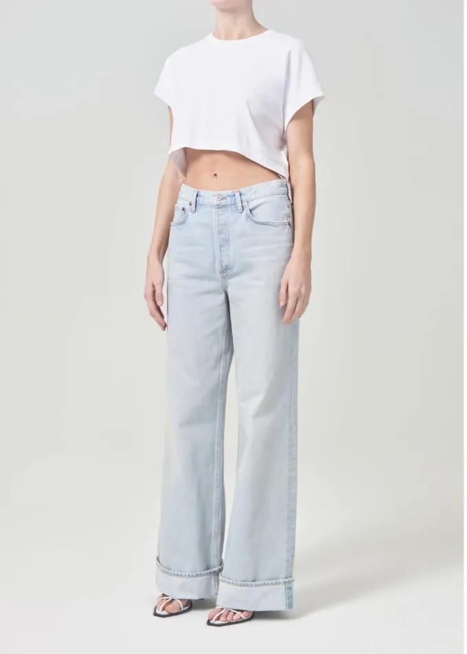 Tops and Bodysuits Women Agolde Aiden Tee In White