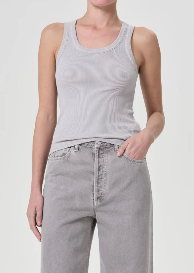 Tops and Bodysuits Women Agolde Poppy Tank In Flake
