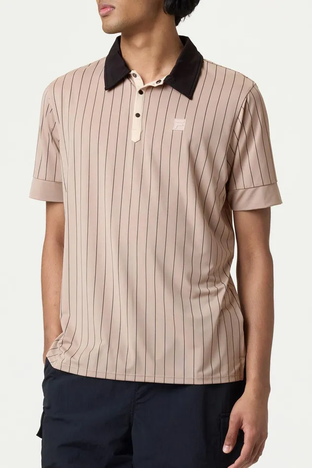 Tops and TShirts Men Fila Performance Iconic BB1 Polo 211 Goatblackbrazilian Sand Tops and TShirts Men Fila Performance Iconic BB1 Polo 211 Goatblackbrazilian Sand