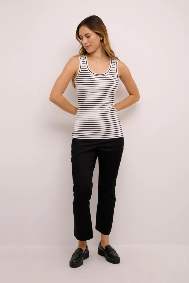 Tops and TShirts Women CULTURE CUdolly Top Whiteblack Stripe