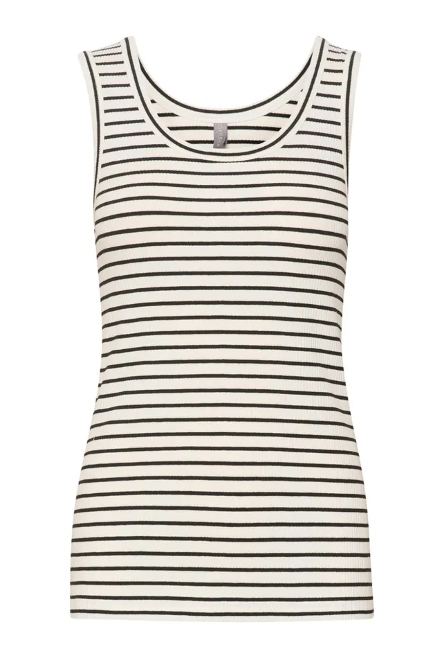 Tops and TShirts Women CULTURE CUdolly Top Whiteblack Stripe