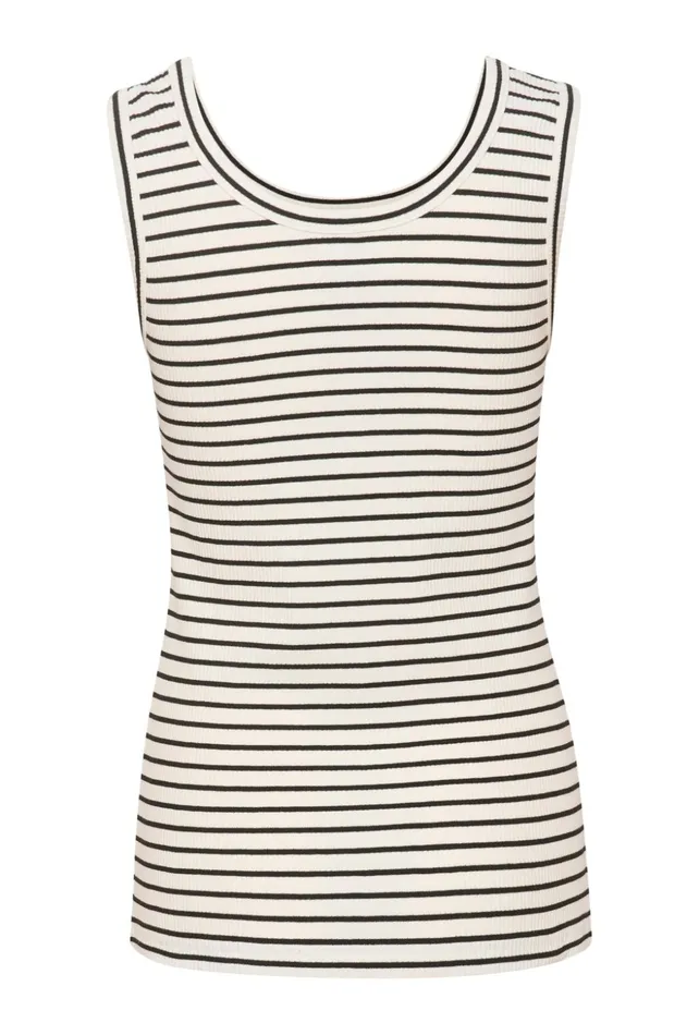 Tops and TShirts Women CULTURE CUdolly Top Whiteblack Stripe
