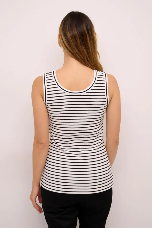 Tops and TShirts Women CULTURE CUdolly Top Whiteblack Stripe
