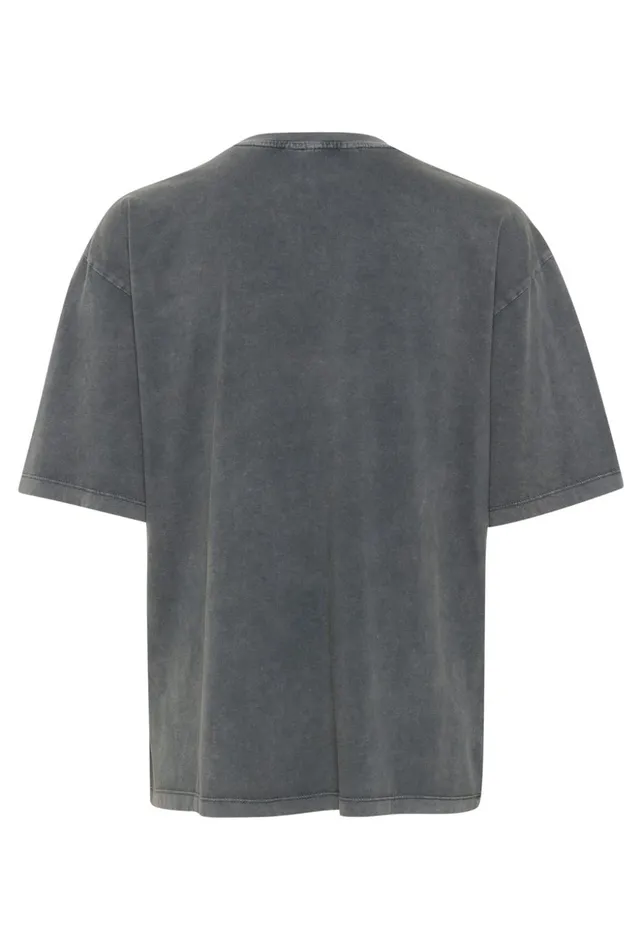 Tops and TShirts Women CULTURE CUreem Tshirt Black Wash