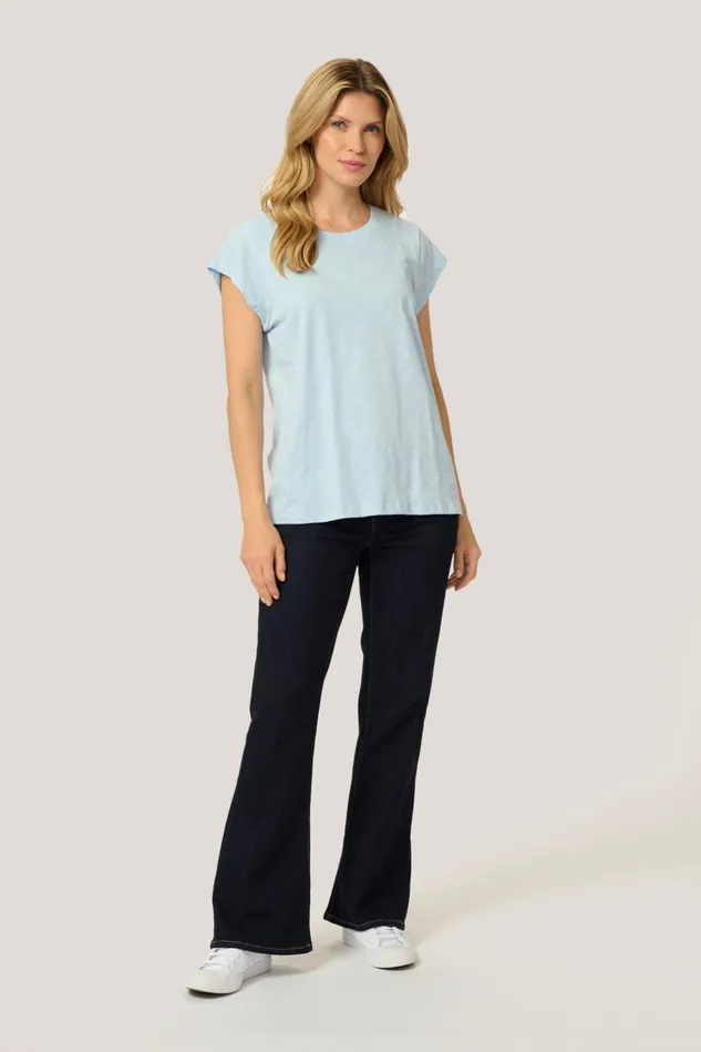 Tops and TShirts Women CULTURE CUrenata Tshirt Cashmere Blue