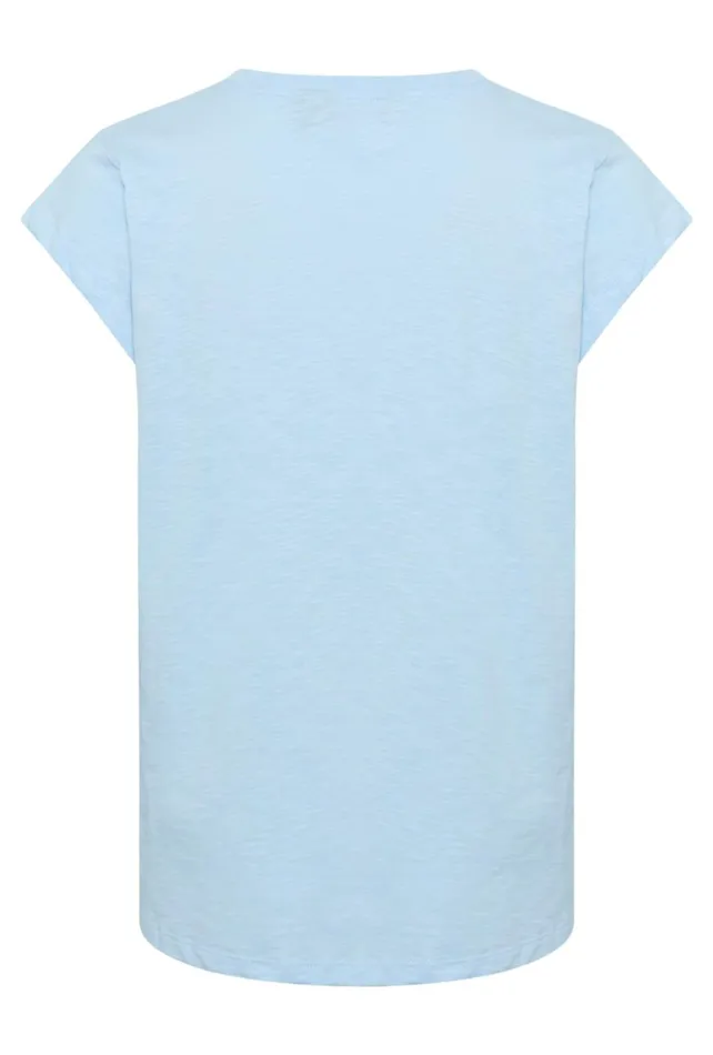 Tops and TShirts Women CULTURE CUrenata Tshirt Cashmere Blue