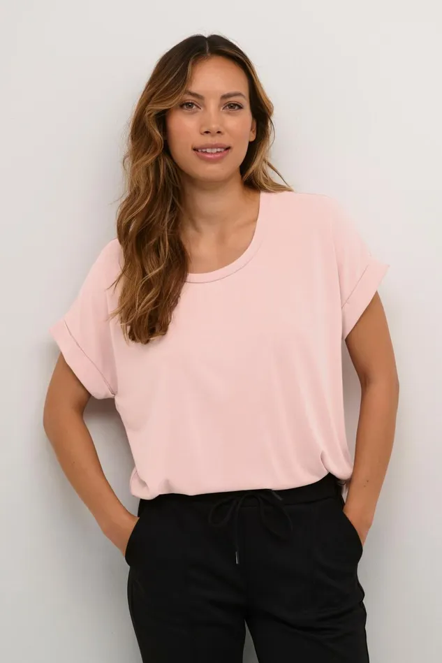 Tops and TShirts Women CULTURE Kajsa Tshirt Pale Mauve