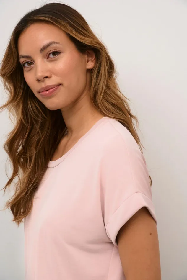 Tops and TShirts Women CULTURE Kajsa Tshirt Pale Mauve