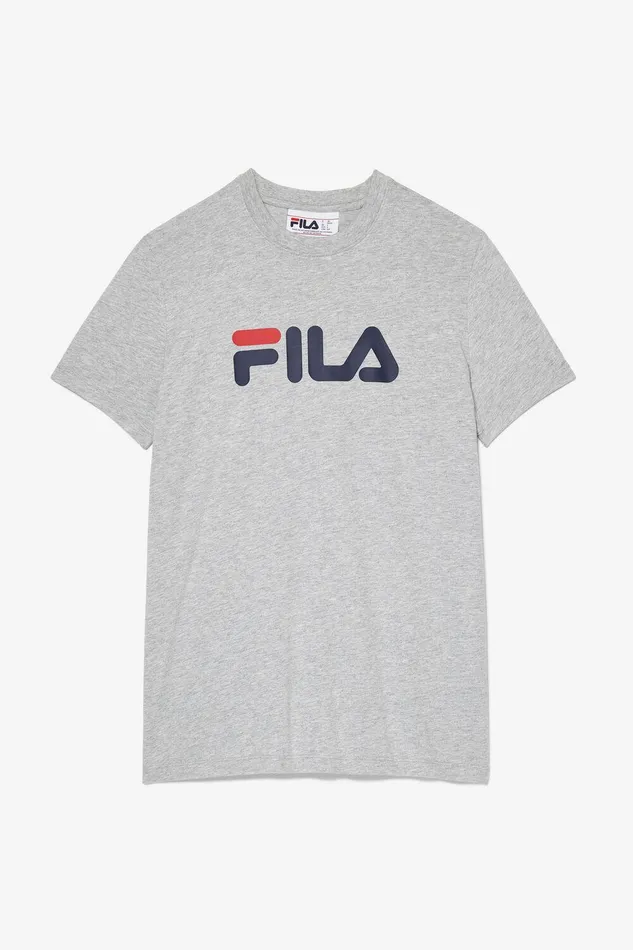 Tops and TShirts Women Fila Classic Fila Logo Tee 050 Grey Heather