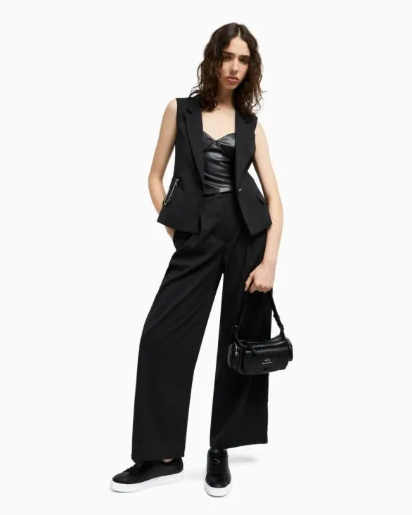 Tops Black Women Armani Matching Sets Tops Black Women Armani Matching Sets