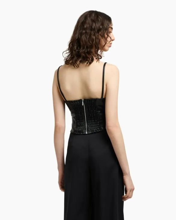 Tops Black Women Armani Matching Sets Tops Black Women Armani Matching Sets