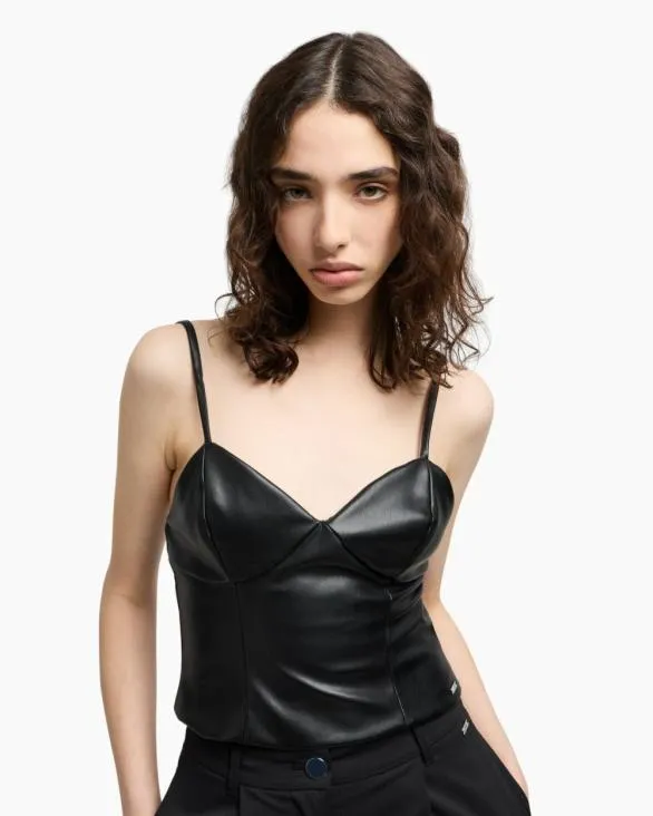 Tops Black Women Armani Matching Sets Tops Black Women Armani Matching Sets