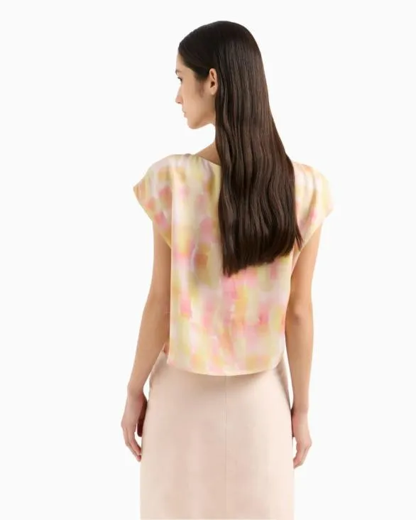 Tops Pink Women Armani Matching Sets Tops Pink Women Armani Matching Sets