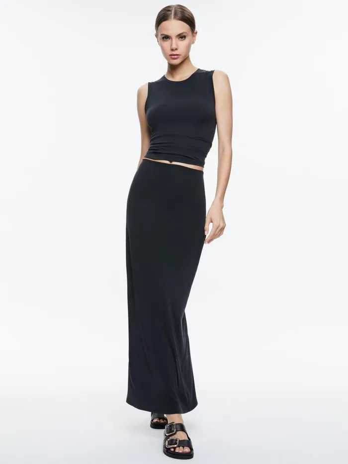 Tops Women Alice Olivia KAPPA CROPPED TANK Black