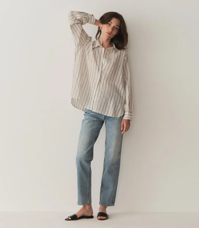 Tops Women DEN Hava Top San Leone Stripe Tops Women DEN Hava Top San Leone Stripe