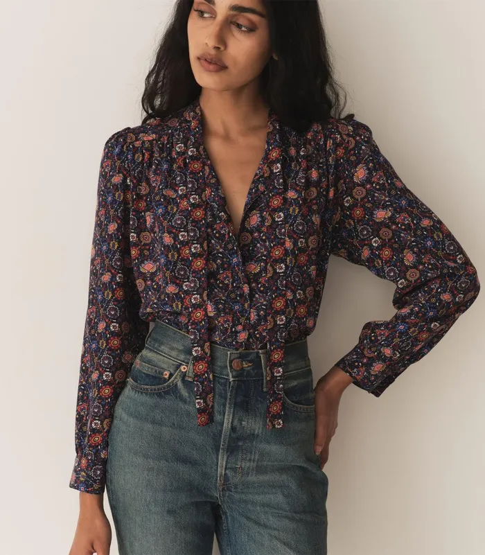 Tops Women DEN Josseline Top Midnight Riviera Medallion