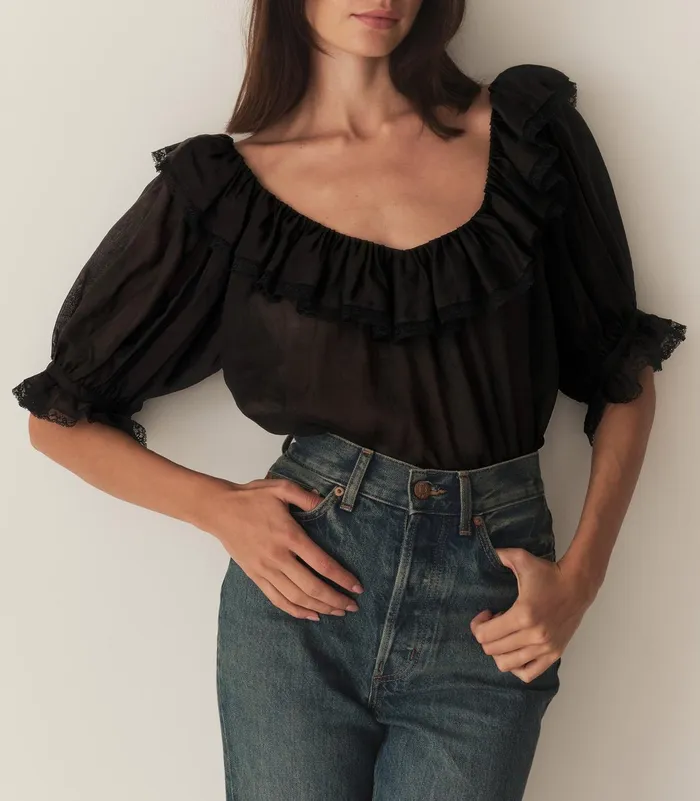 Tops Women DEN Samara Top Black