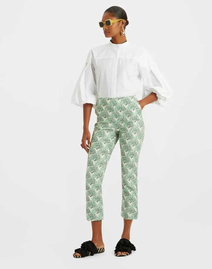 Torero Pants Fans Mint Women La Double J Shorts and Pants Torero Pants Fans Mint Women La Double J Shorts and Pants