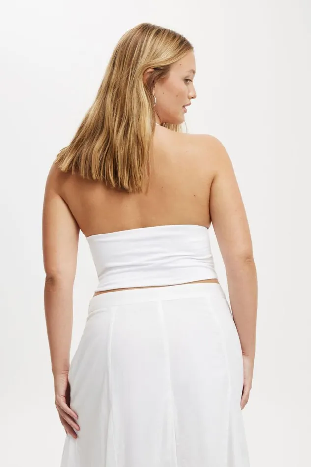 Tory V Neck Halter Top White Women Cotton On Tops