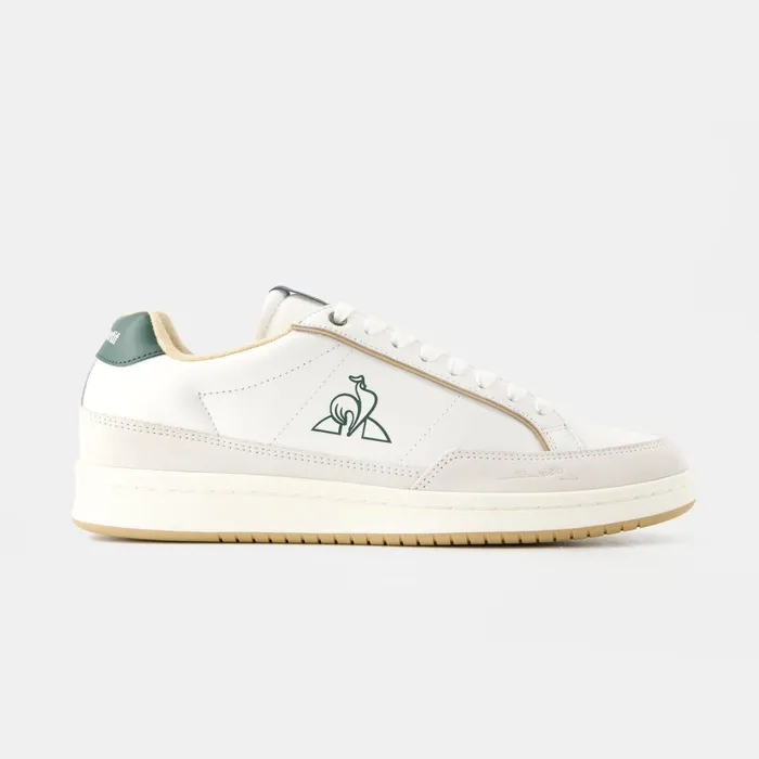 Trainers And Sneakers Men Le Coq Sportif Shoes NOAH2 Optical White Trekking Green Trainers And Sneakers Men Le Coq Sportif Shoes NOAH2 Optical White Trekking Green