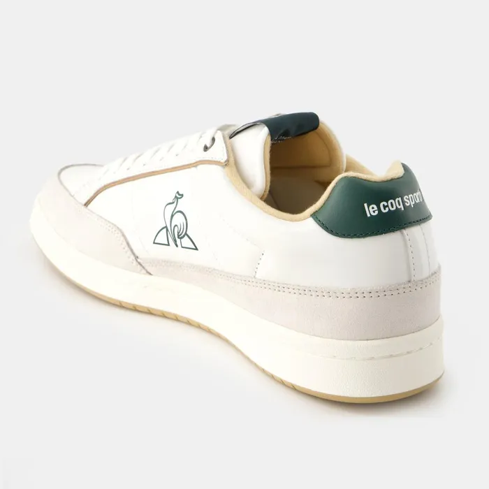 Trainers And Sneakers Men Le Coq Sportif Shoes NOAH2 Optical White Trekking Green Trainers And Sneakers Men Le Coq Sportif Shoes NOAH2 Optical White Trekking Green