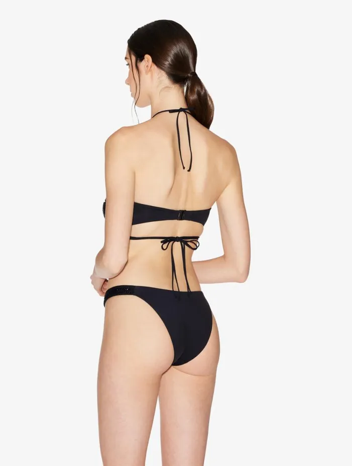 Trikini In Black With Beading Swim La Perla Bikinis