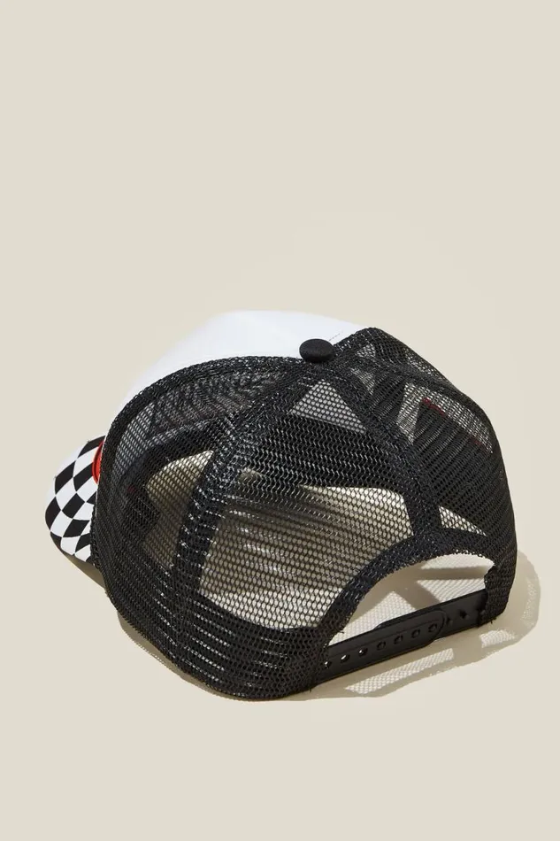 Trucker Hat Blackwhitehigh Performance Parts Men Cotton On Hats Trucker Hat Blackwhitehigh Performance Parts Men Cotton On Hats