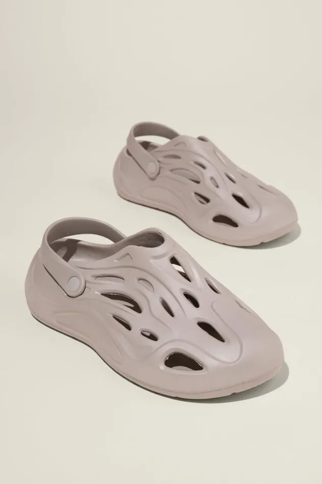 Turbo Slide Cool Grey Men Cotton On Shoes