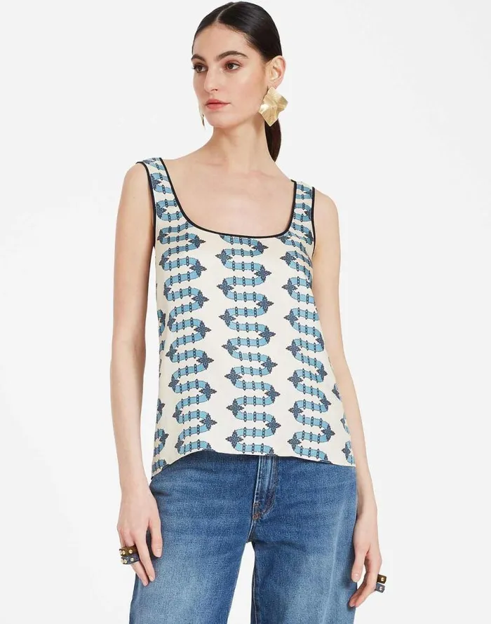 Twirl Top Scirocco Ivory Women La Double J Shirts and Tops Twirl Top Scirocco Ivory Women La Double J Shirts and Tops