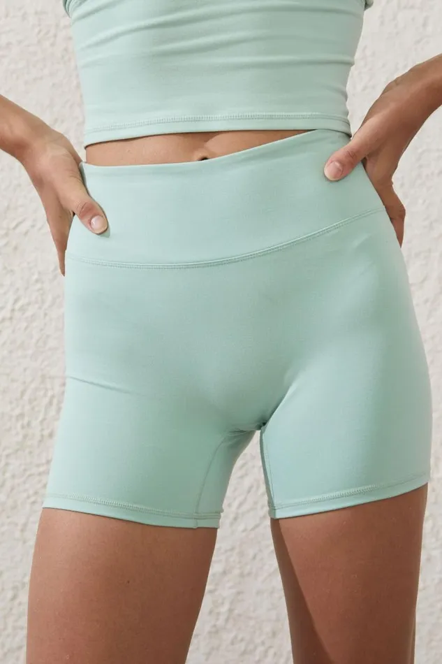 Ultra Soft Twist Bike Short Oasis Green Women Cotton On Shorts