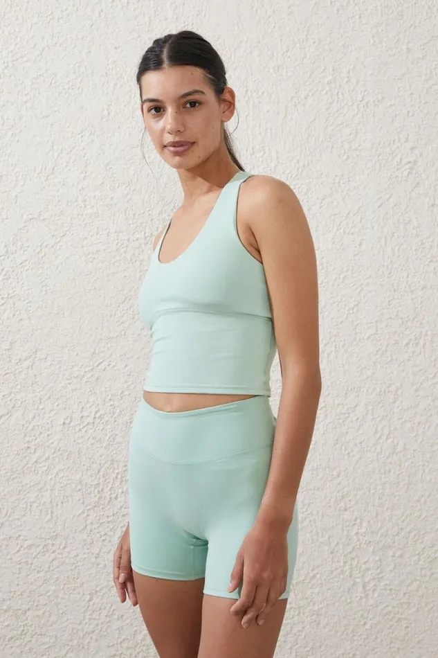 Ultra Soft Twist Bike Short Oasis Green Women Cotton On Shorts
