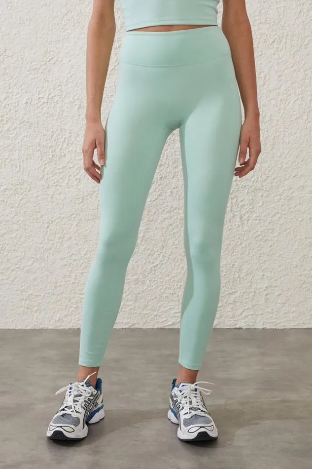 Ultra Soft Twist Full Length Tight Oasis Green Women Cotton On Pants