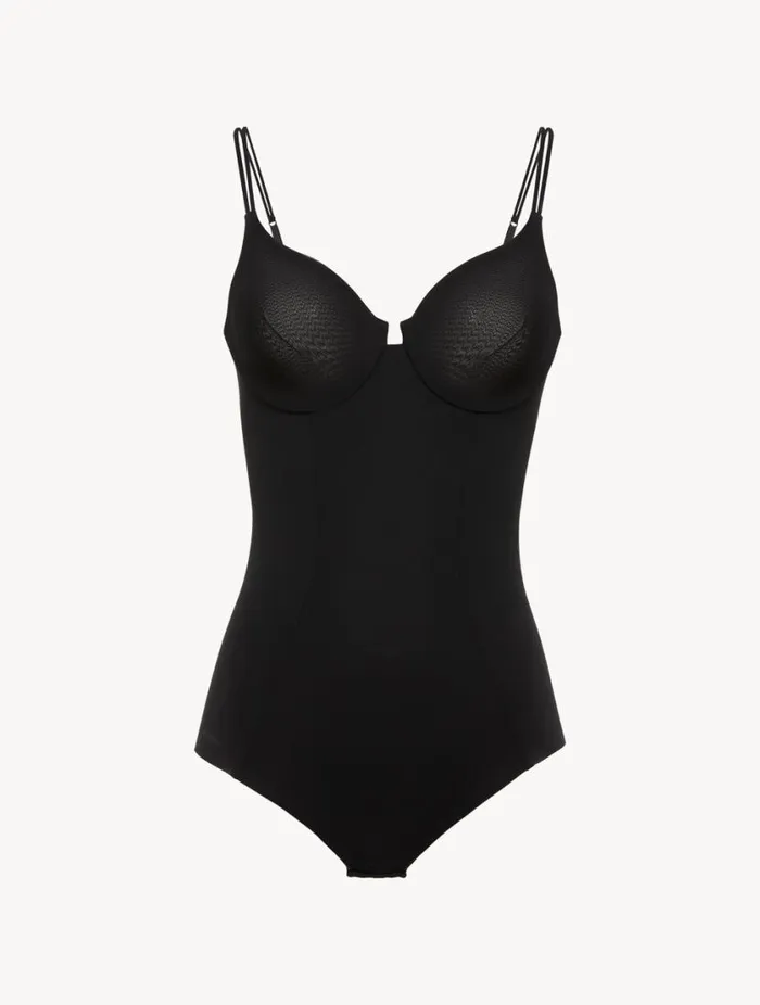 Underwired Bodysuit In Black Lingerie La Perla Bodysuits and Bustiers