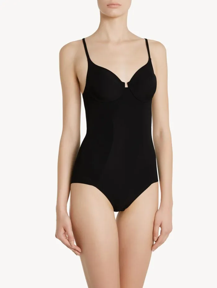 Underwired Bodysuit In Black Lingerie La Perla Bodysuits and Bustiers Underwired Bodysuit In Black Lingerie La Perla Bodysuits and Bustiers