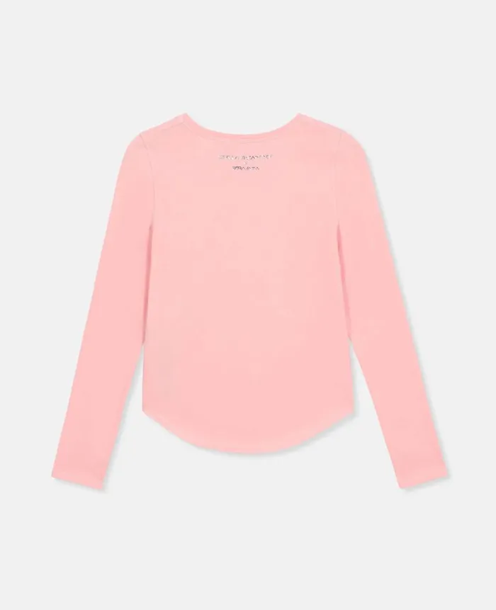 Unisex TShirts Stella McCartney Sexy Robot Oversized Organic Cotton TShirt Pink Unisex TShirts Stella McCartney Sexy Robot Oversized Organic Cotton TShirt Pink