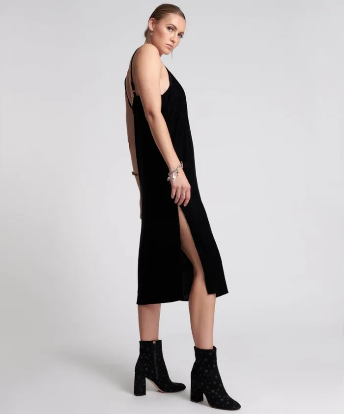 VELVET LOVER MIDI SLIP DRESS Women One Teaspoon Midi and Maxi Dresses VELVET LOVER MIDI SLIP DRESS Women One Teaspoon Midi and Maxi Dresses