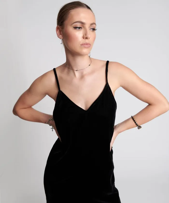 VELVET LOVER MIDI SLIP DRESS Women One Teaspoon Midi and Maxi Dresses VELVET LOVER MIDI SLIP DRESS Women One Teaspoon Midi and Maxi Dresses