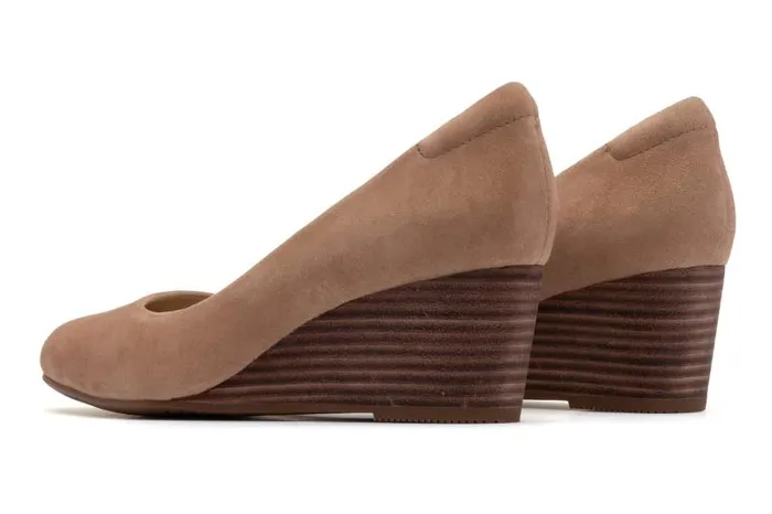 Veranda Stacked Metatarsal Tan Womens Abeo Dress