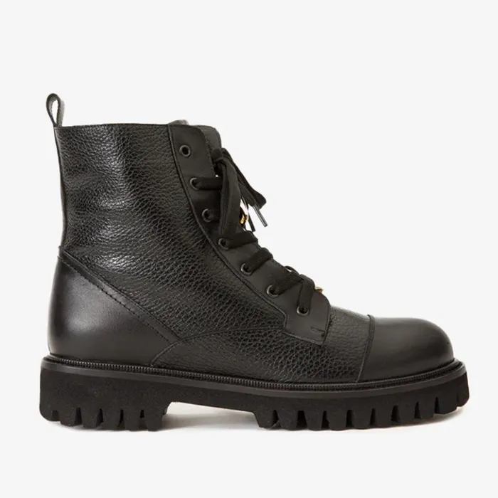 Vinci Leather Boots and Booties The Belgrad Black Leather LaceUp Ankle Boot With A Side Zipper 8211 Women Vinci Leather Boots and Booties The Belgrad Black Leather LaceUp Ankle Boot With A Side Zipper 8211 Women
